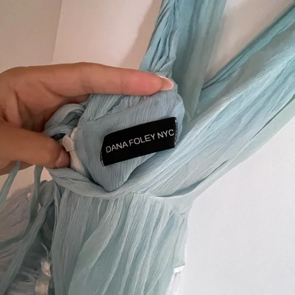 Dana Foley NYC Ostrich Feather Dress - Picture 6 of 7